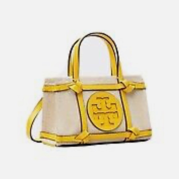 New Tory Burch Goldfinch micro ella quadrant knot tote - Picture 2 of 8